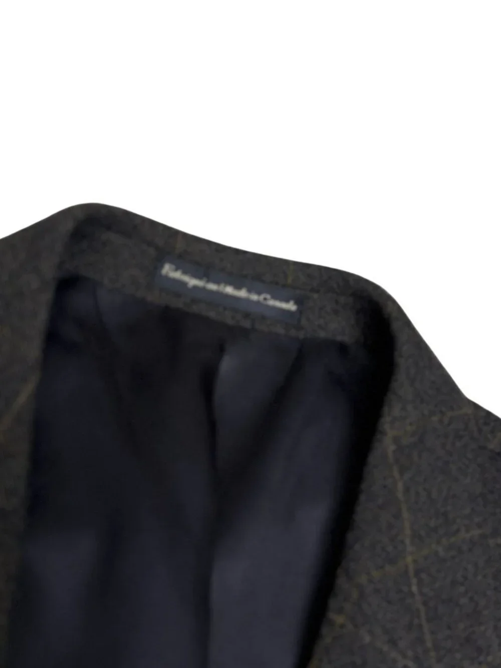 OSCAR DE LA RENTA Wool Blazer Sport Coat Plaid Business Casual Jacket Mens 44R